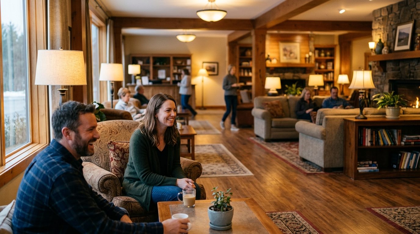 Hotel owners gathered at a regional chapter meetup