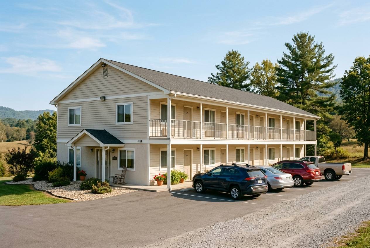 Hotel owner welcomed on the covered walkway of a member property, representing the free Individual Owner membership